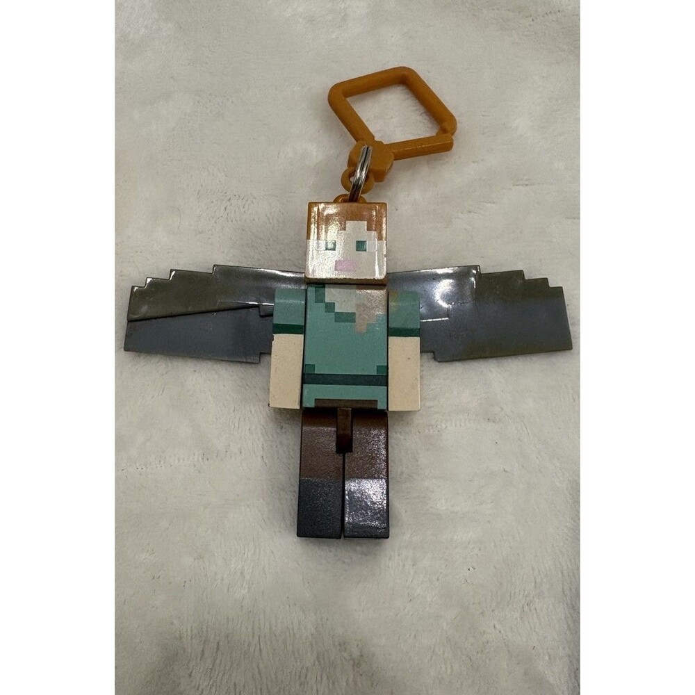 Minecraft Backpack Figure Clips Lot Of 4 (1 No Clip) - Picture 6 of 6